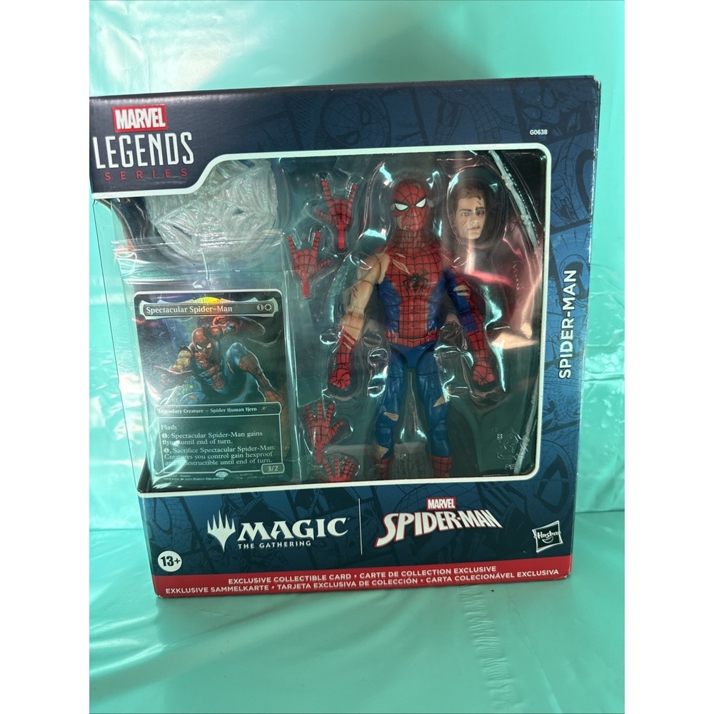 Marvel Legends Series Spider-Man Action Figure w/ Exclusive Magic Card